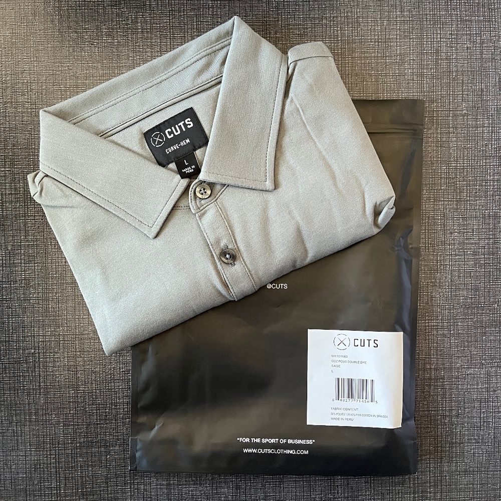 Cuts Clothing Universal COZ Polo (L): BRAND NEW, NEVER OPENED/WORN